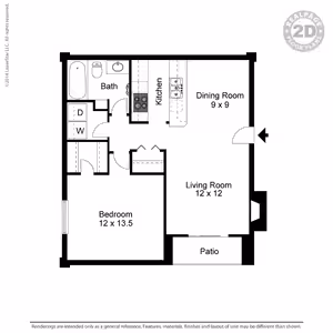 A3 1x1 floor plan